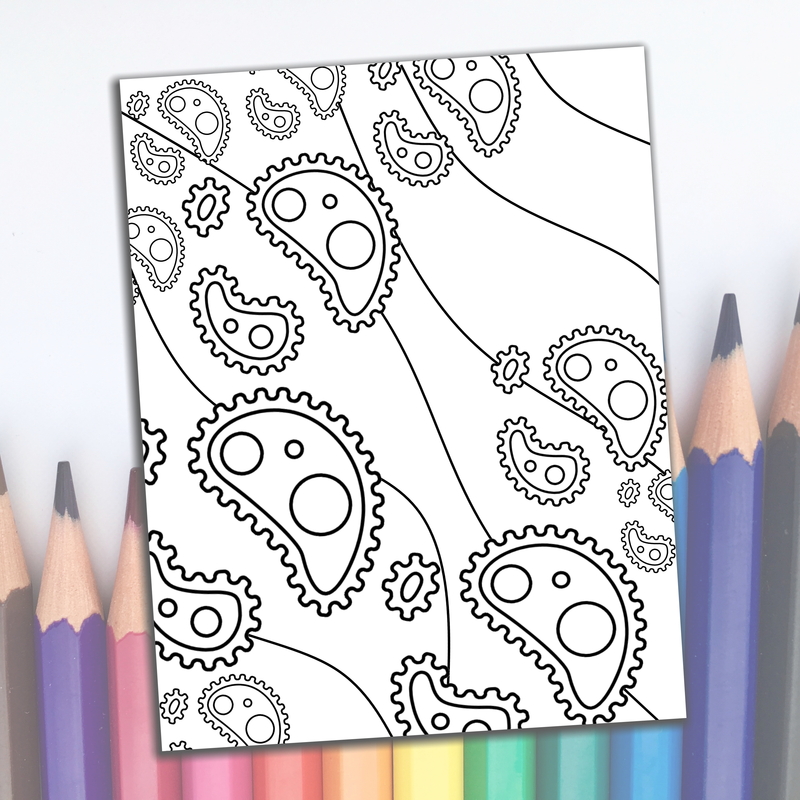 Free Large Print Coloring Pages