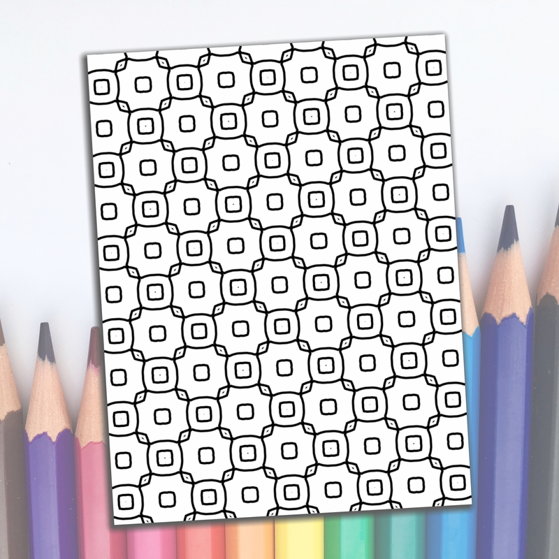 Free Geometric & Abstract Coloring Pages